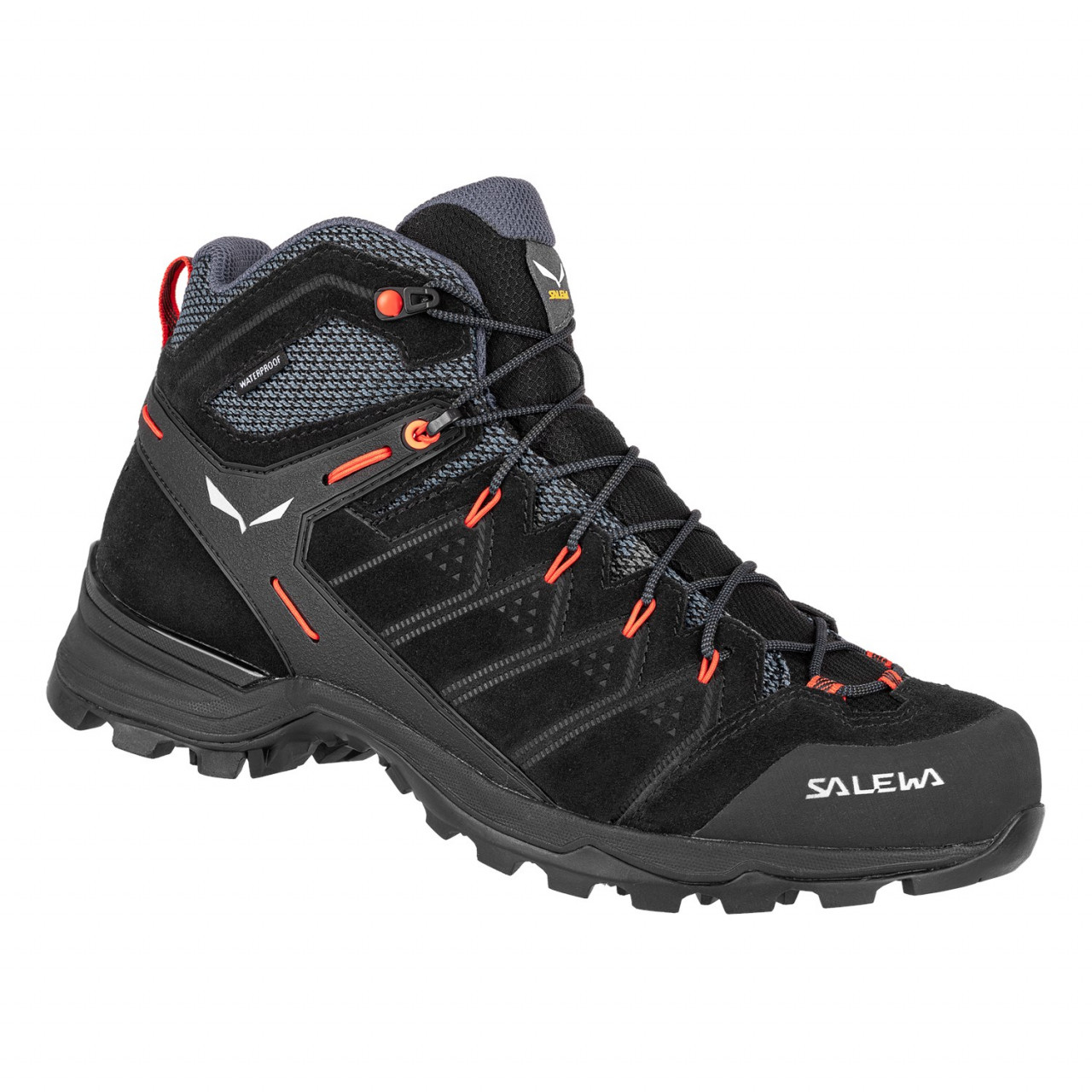 Botas Salewa Alp Mate Mid Waterproof Homem Pretas/Laranja 867LNEAZW